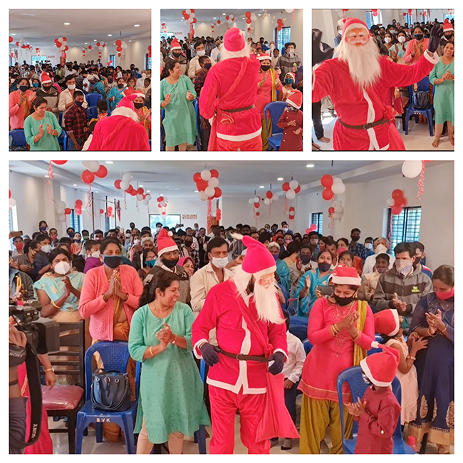 Grace Ministry Bro Andrew and Sis Hanna celebrated Christmas 2020 in Bangalore at the ministry prayer tower with pomp and grandeur on December 27th Sunday, 2020.